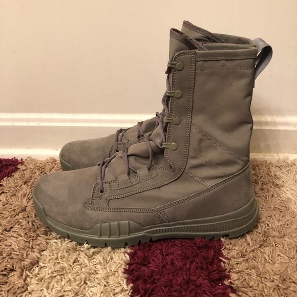 nike sfb sage green boots